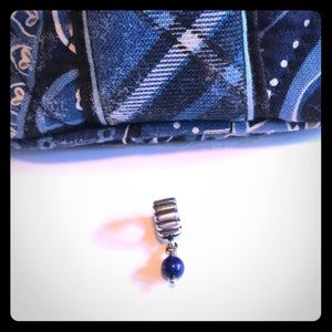 Authentic Pandora Bead Charm - December, Lapis